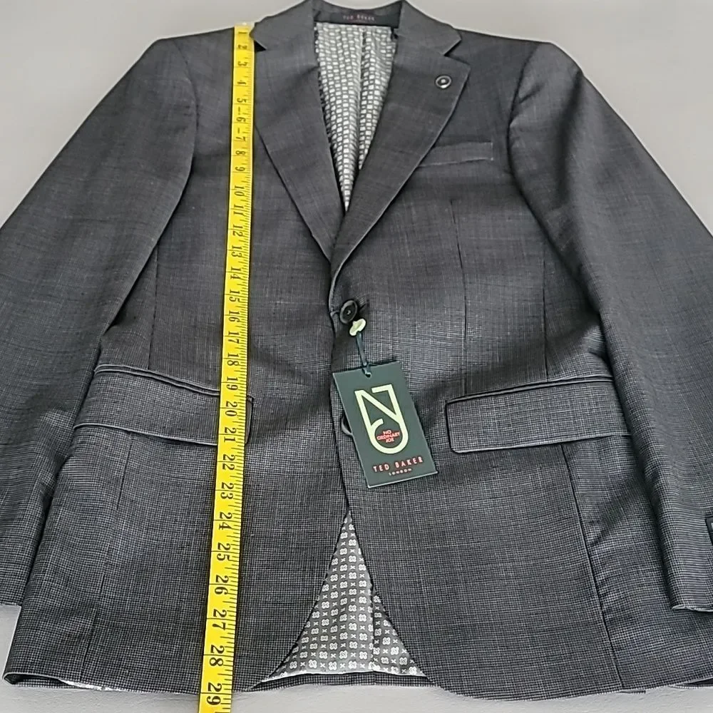 Ted Baker No Ordinary Joe Modern Fit Flat Front 2 Piece Suit 36R 30R